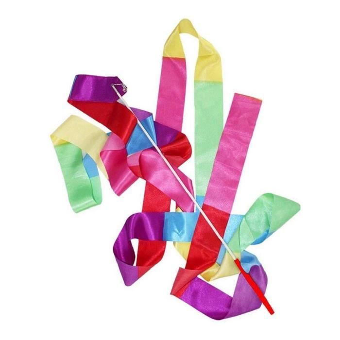 Ruban De Danse à Paillettes - 4 Mètres Rose - Pour Gymnastique, Ballet Et Twirling