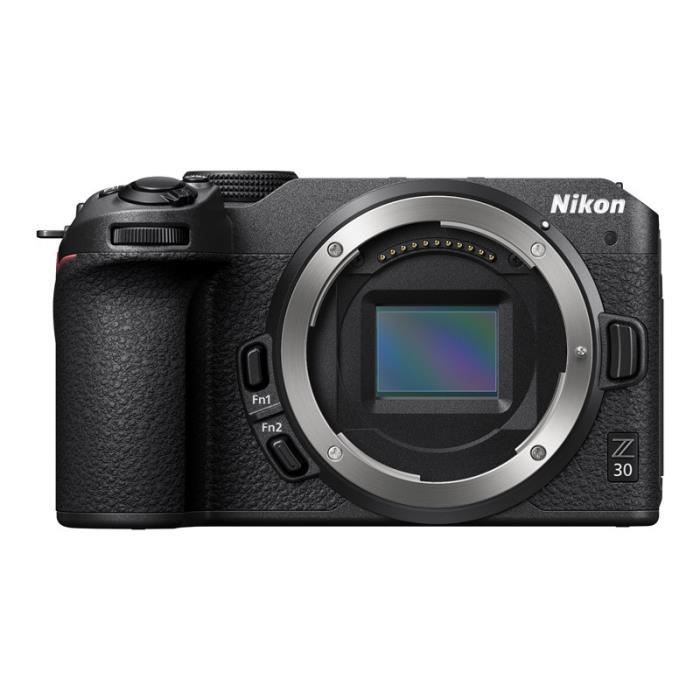 Appareil photo hybride NIKON Z30 - Capteur CMOS 20.9 Mpixels - Vidéo 4K - Bluetooth 4.2 - Noir