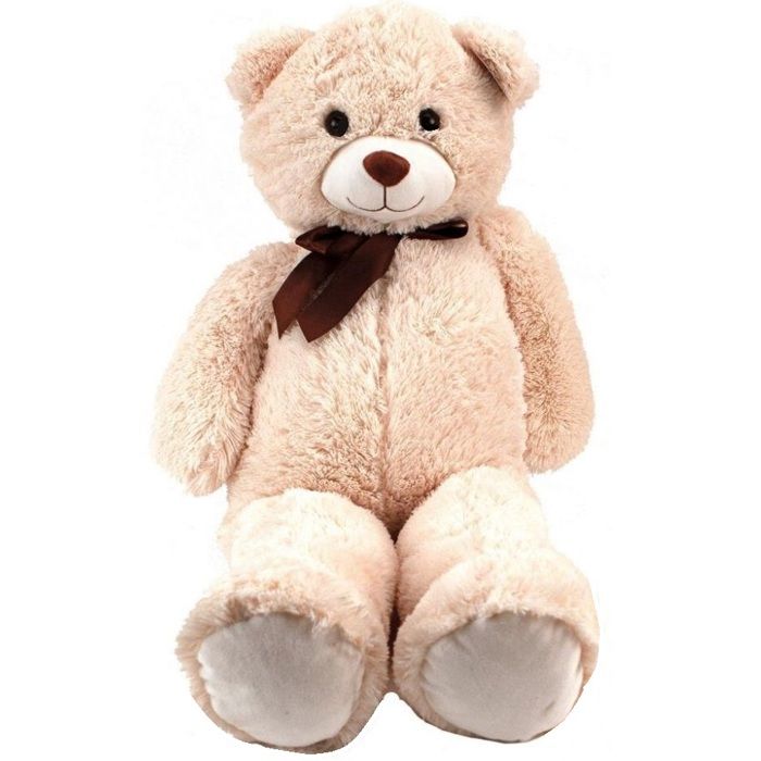 Peluche géante nounours YUNNASI - 130cm - Marron clair - Cdiscount