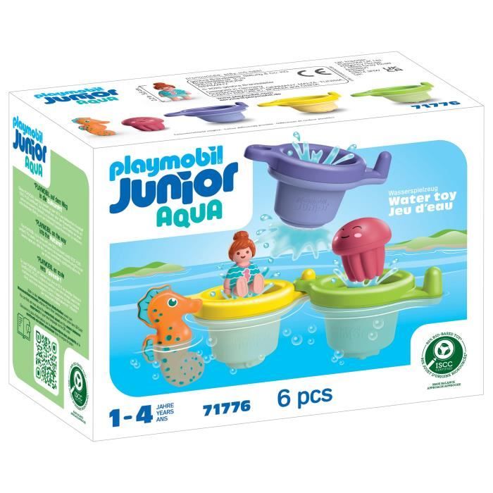 Playmobil Junior 71776 Trio tasses flottantes et animaux - vue 2