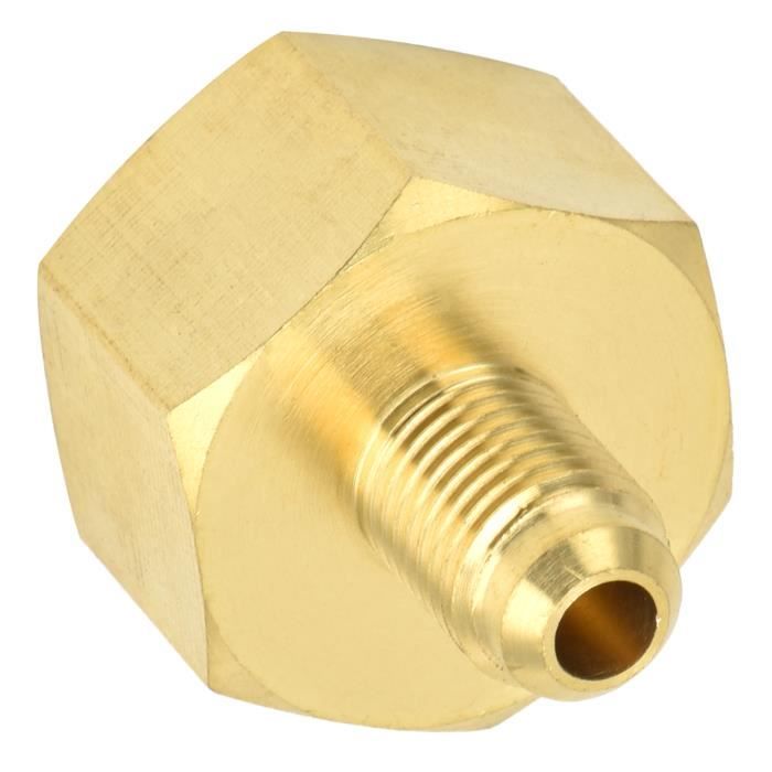 Adaptateur De Réfrigérant En Laiton R32 R134a - Raccord W21 à 1/4SAE - Pour Climatisation Et Réfrigérateur - Kit De Conversion Professionnel