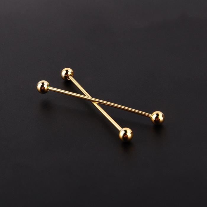 Barre à Cravate Monogrammée – Couleur Or – Occasion