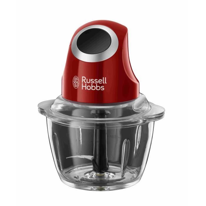 RUSSELL HOBBS 24660-56 Hachoir Electrique Desire Bol Préparation 1L, Lames Acier Inoxydable Amovibles, Ultra Résistant, Compatible L