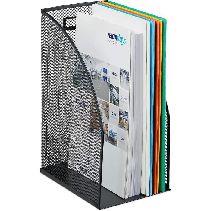 EasyPAG 1 Pochette Paysage Métal Porte Revue Mural Porte Document Suspendu A4 Organisateur De