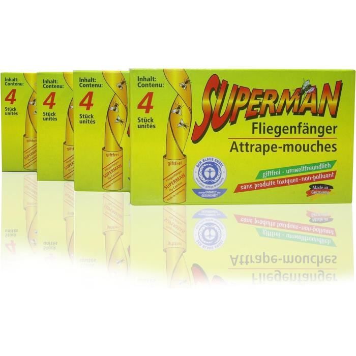 Ruban Attrape-Mouches Collant - Lot De 16 Pièces Pour Cuisine, Intérieur/Extérieur