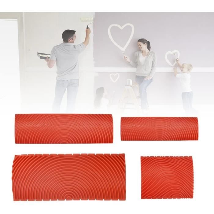Rouleau En Caoutchouc Brayer, Rouleau En Caoutchouc 2 Pièces Peinture à