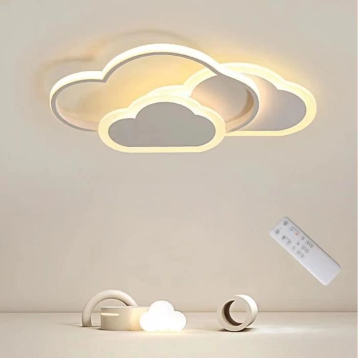 Plafonnier LED Blanc Spiral Moderne 22W, 25 * 24 * 15 CM, Blanc Chaud 3000k En Metal Pour Salon Chambre 90952134