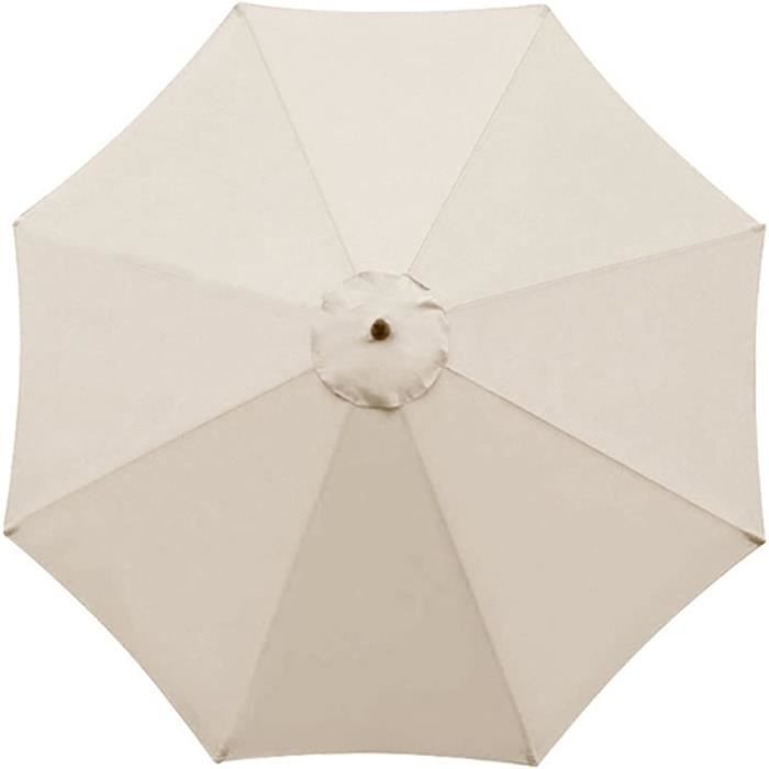 Housse De Rechange Pour Parasol De Marché - Tissu Polyester 180g - Tailles 200cm, 2.7m, 300cm