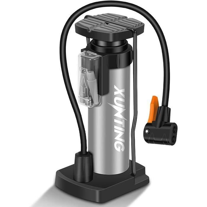 Pompe à Pied Haute Pression Ungtyb 140PSI - Portable Pour Vélo, Moto, Voiture Et Ballons