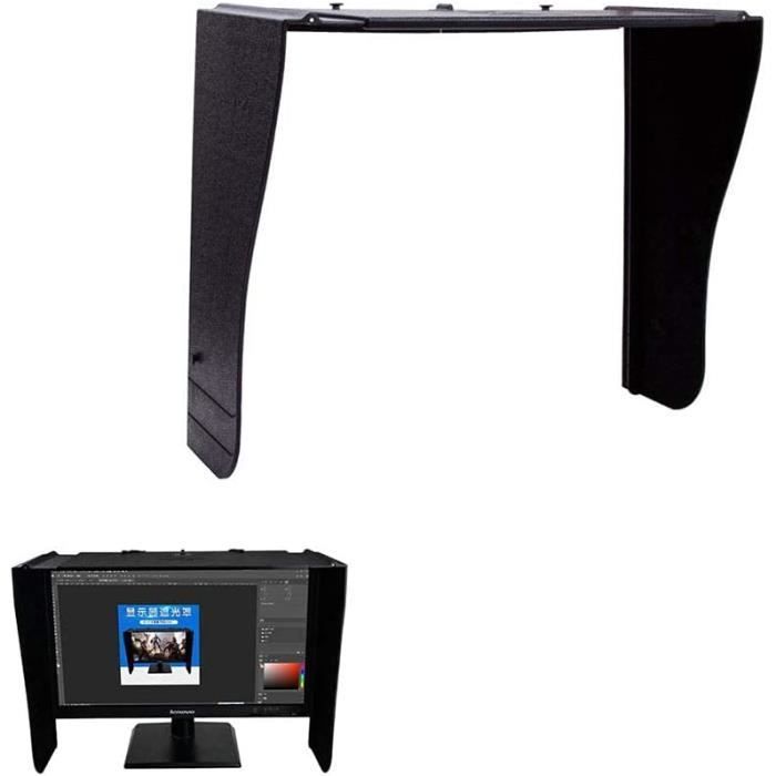 Pare-soleil Adhésif Pour écran D'ordinateur Portable - Compatible 12 à 15 Pouces - Anti-éblouissement Et Anti-regards - Avec Poche De Rangement - Pour Travail En Extérieur