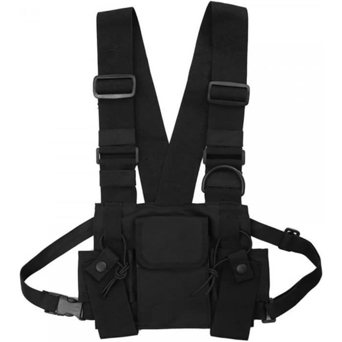 Harnais De Poitrine Radio, Sac Radio Harnais De Talkie-Walkie Poche