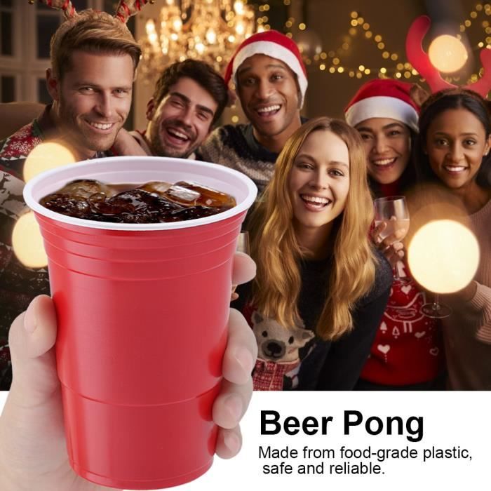 Table De Beer Pong Pliable En Bois Refinery And Co. - Jeu Complet Avec 25 Gobelets