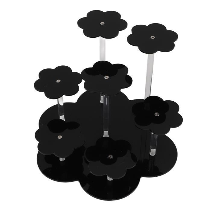 Colcolo Lot De 4 Présentoirs Cubes Acrylique Blanc Empilables – Support Buffet Cupcakes & Décoration