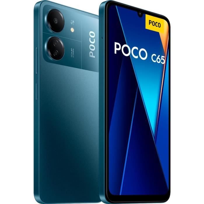 Xiaomi POCO C65, Téléphone mobile 8/256Go Bleu, smartphone Android