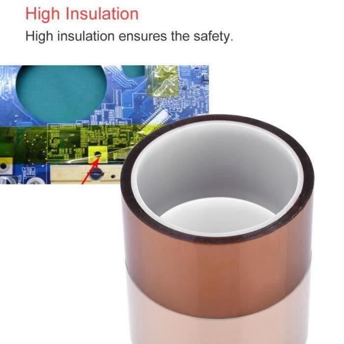 Ruban Adhésif Double Face Résistant à La Chaleur 15/64" X 32.5 Ft - 0.5mm - Pour Écrans Tactiles