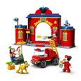 LEGO® 4+ 10776 Disney® La caserne et le camion de pompiers de Mickey et ses amis-1