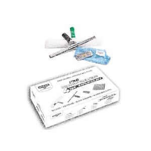 Nettoyant Vitre TRIXES Kit De Nettoyage Professionnel Pour Vitres - Raclette 35 Cm Et Laveur De Vitre
