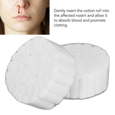 1000pcs Rouleaux de coton dentaire Saignement de nez Rouleaux de coton Kit  Accessoires pour enfant adulte
