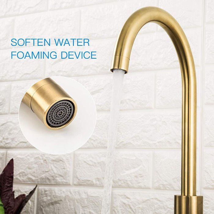 Zoegneer Robinet à Vin Doré - Acier Inoxydable 304 (16mm) - Sans Fuite Pour Vin, Jus, Bière