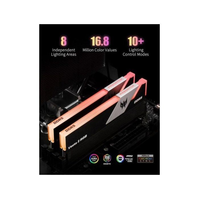 Acer Predator Vesta II RGB DDR5 6000MHz 32GB 2x16GB CL32