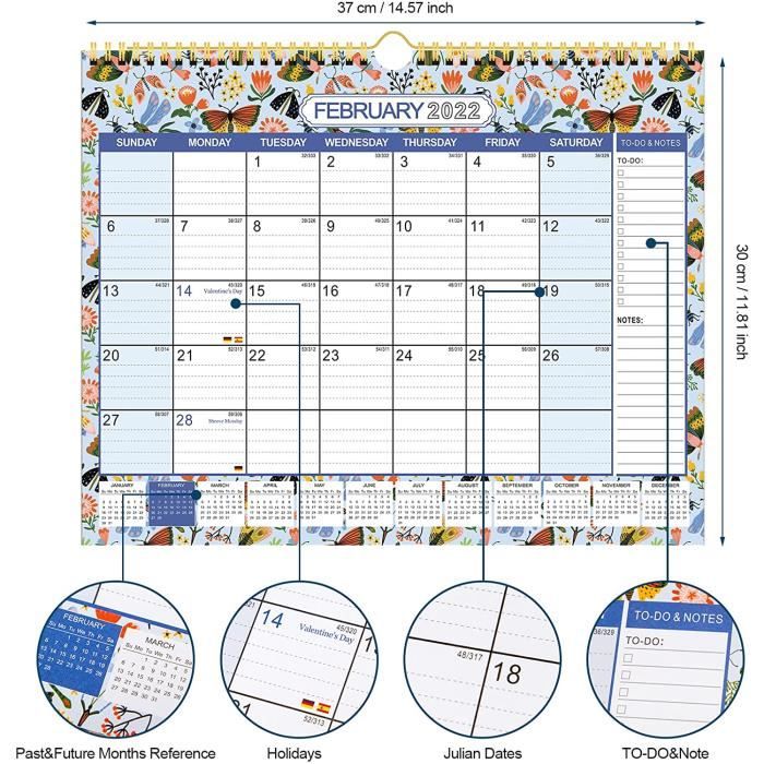 Wall Memo Calendar, calendrier perpétuel et agenda partagé – LAPADD