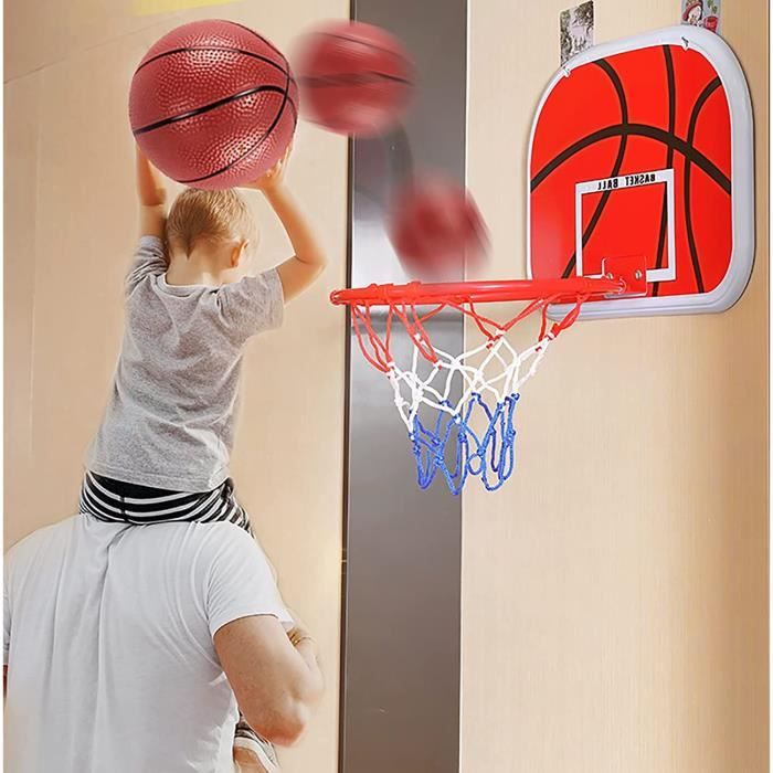 AJW-Panier de Basket Intérieur Mural Mini Panneau Basketball