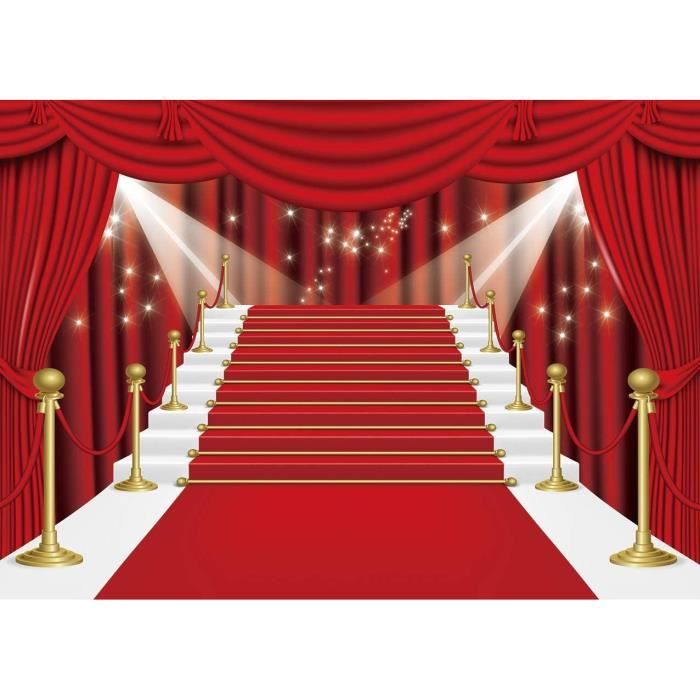 Toile de fond pour rideau rouge Tapis rouge Award Cérémonie