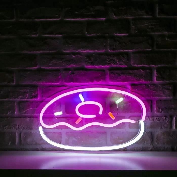 Néon Led Personnalisée Panneau Lumineux Bar Enseigne Néon LED FITNATE 'Bar Ouvert Neon Deco Personnalisé