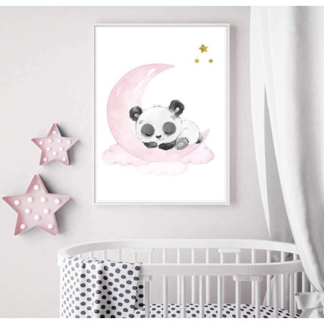 Tableau Sur Châssis Kung Fu Panda 100x70 Cm - Décoration Chambre Enfant Pop Art