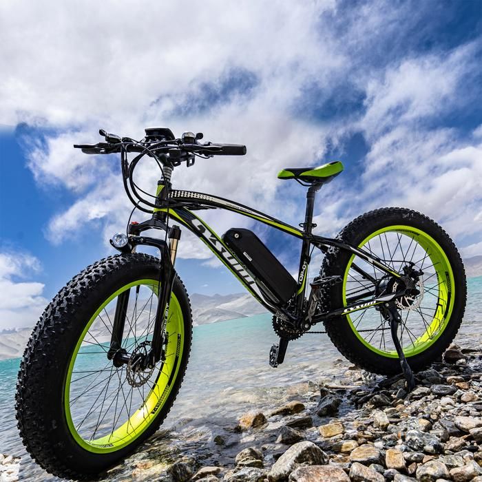 26 tout terrain montagne velo electrique VTT 1000W velo electrique gros pneus fat bike electrique batterie 960Wh portee 100 120km Cdiscount Sport