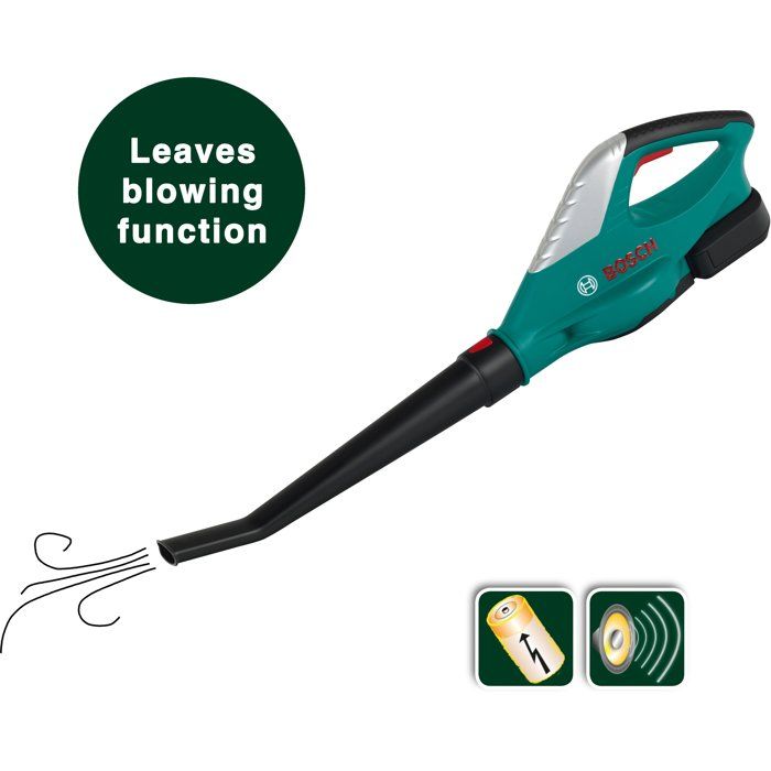 Souffle À Feuilles pour Enfantss, Souffleur De Feuilles Jouet, Jouet À Outils De Construction De Puissance pour Enfantss avec Une Batterie À La Poignée, Outils Extérieurs Pourles Tout-Petits