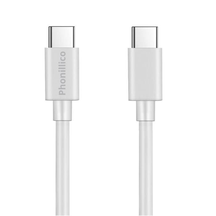 Câble USB-C Blanc 1m