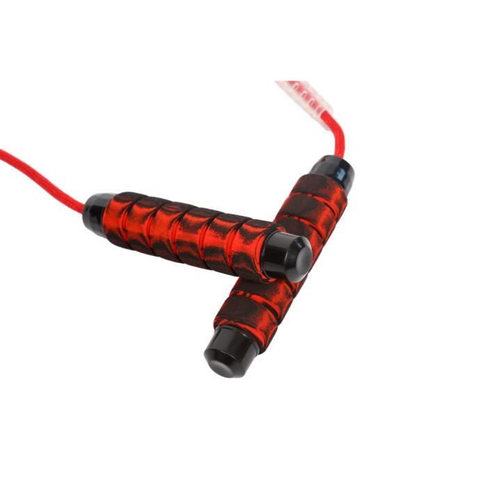 RUSH ATHLETICS Legacy Corde à Sauter Lestée 400g – Idéale Boxe, MMA, Cardio, Fitness, Agilité – Longueur Réglable 3,4m