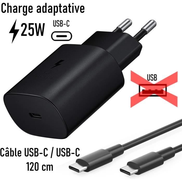 Chargeur Rapide 25W, Câble UsbC Pour Sony Xperia 5 V, 10 V, 5 Iv, 10 Iv, 5 Iii[J1623