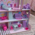 KidKraft - Maison de poupées Lolly en bois avec 10 accessoires inclus-2