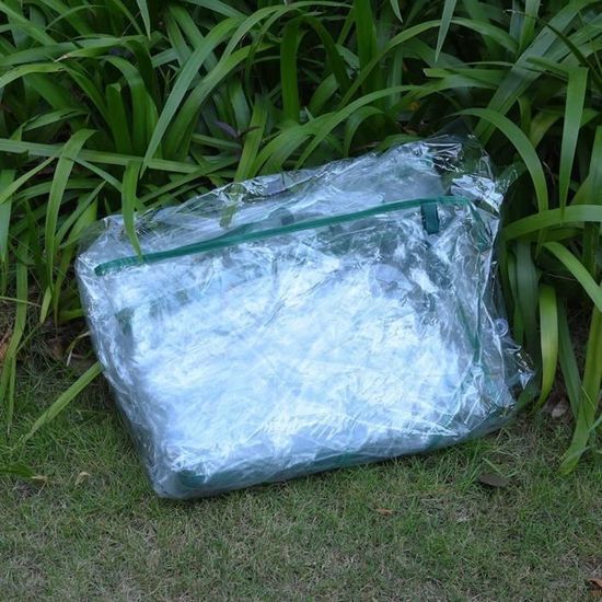 ACCESSOIRE SERRE JARDIN Magent Housse de rechange en plastique transparent  pour mini serre de jardin en PVC - Convient pour cadr151