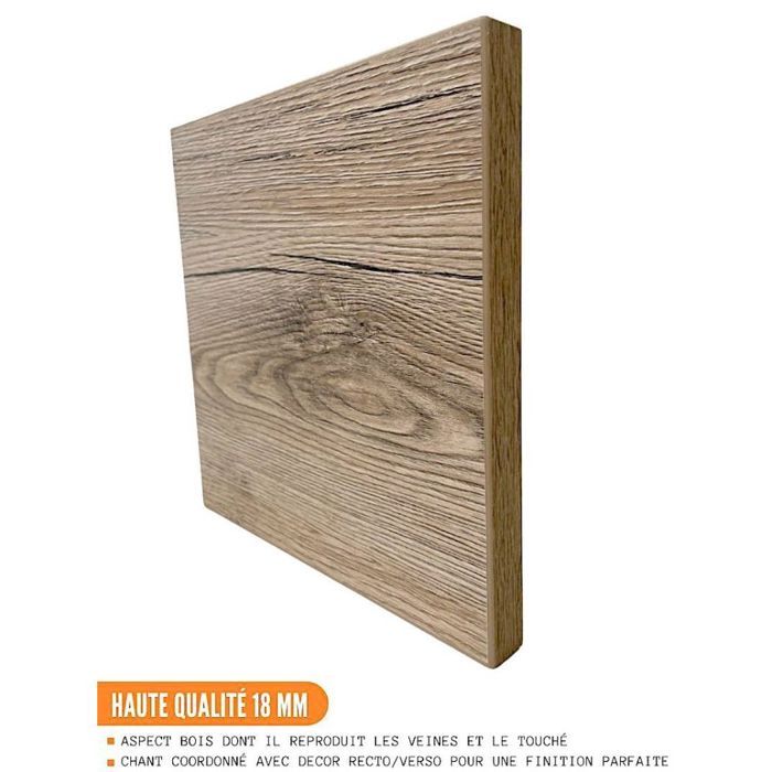 Meuble Bas Cuisine Pour Four Encastrable Tiroir Blanc Laqué L 60 X H 72 Cm Partie Haut Non Couvert 87746874