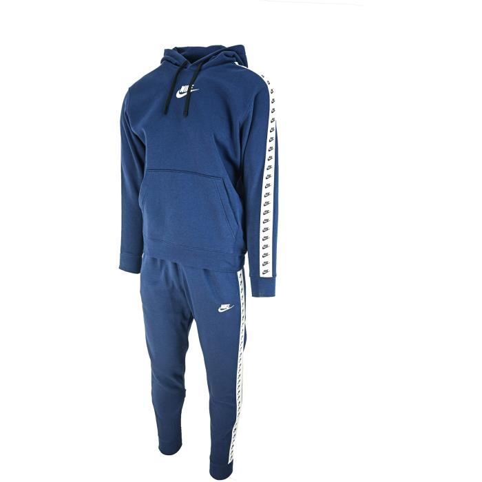 Survêtement Nike Club Fleece - Bleu - Homme - Manches longues