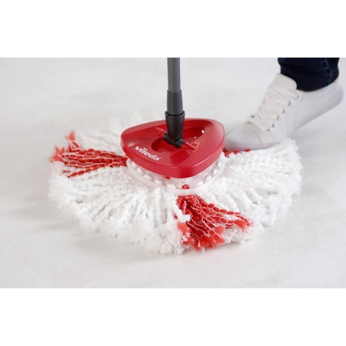 Lot De 2 Brosses Dures De Rechange Pour Balai Vileda Turbo - Pour Salle De Bain Et Cuisine - Nettoyage Des Coins