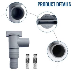Tubo Piscina Buse Refoulement Piscine 32/38mm Mizikuu - 58mm - Réglable Pour Circulation Optimale Filtre Intex A