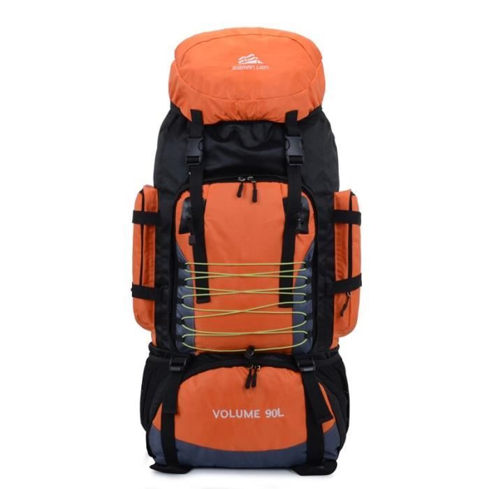 Orange 90L sacs dos arm e sac de randonn e Trekking voyage