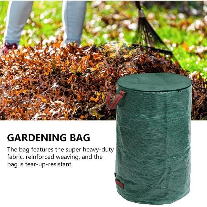 Sac de Jardin Verts Réutilisable 120L Etanche Polypropylène Robuste - Sac à  Dechets Sacs de Jardin indéchirables Sacs Poubelle [129] - Cdiscount Au  quotidien