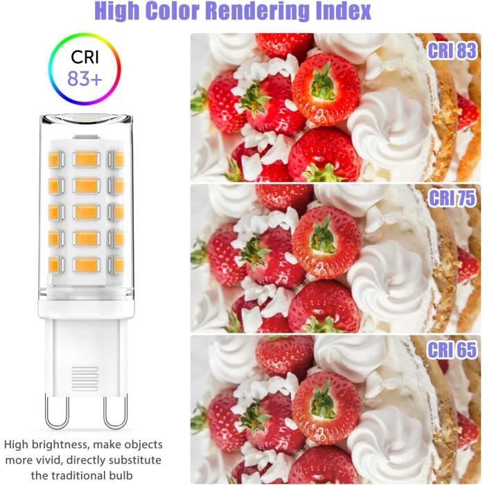 Ampoule LED G9 Dimmable 3W/5W – Remplace Halogène, Blanc Chaud Ou Froid, 400-500 Lm, Longue Durée