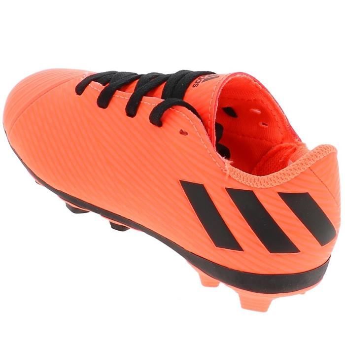 Chaussures football lamelles Nemeziz 19.4 fxg jr orange Adidas Cdiscount Sport