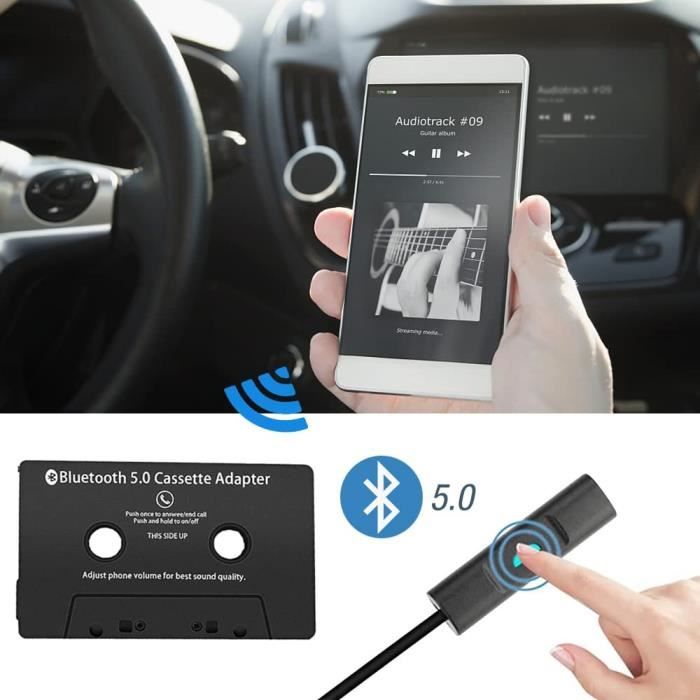 Accessoire réseau,Sans fil Bluetooth V5.0 lecteur de Cassette Audio stéréo  voiture Audio Cassette adaptateur de bande Audio USB - Cdiscount  Informatique