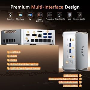 Test du mini PC NiPoGi H1 avec AMD Ryzen 7 6800H