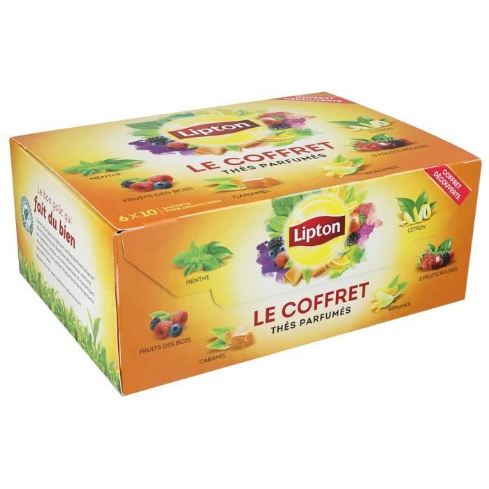 COFFRET DE TH&EACUTE S LIPTON 7 VARIÉTÉS - 100 SACHETS