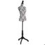 TECTAKE Mannequin de couture, vitrine, buste matriciel