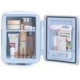 mini réfrigérateur cosmétique, petit frigo de chambre, réfrigérateur électrique portable 12v 220v, fonction chaud froid, réfrigé-0