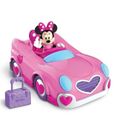 Figurine Minnie et son véhicule - Disney - Rose - Jouet pour enfant de 3 ans et plus-0